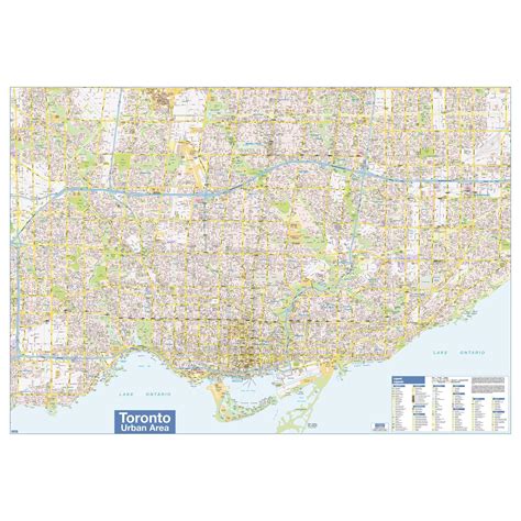 Toronto City by Lucid Map - The Map Shop