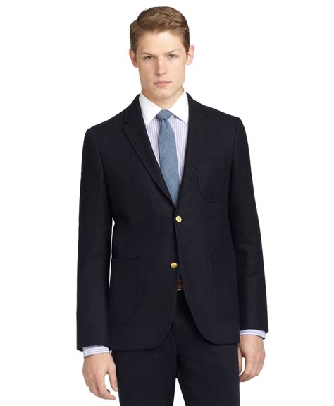 Lyst - Brooks Brothers Cambridge Three-button Blazer in Blue for Men