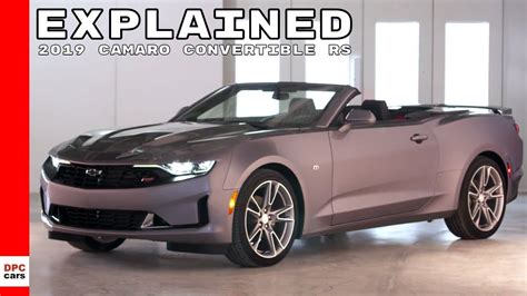 2019 Camaro Convertible RS - YouTube