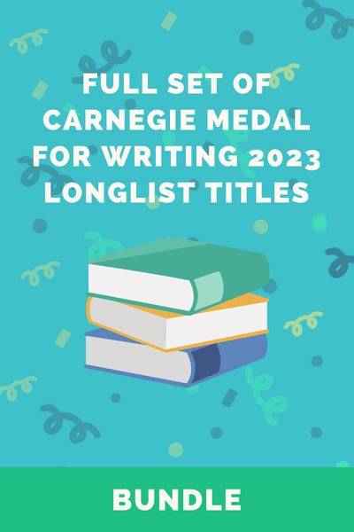 Carnegie Medal for Writing Award 2023 Longlist Complete Set | Heath ...