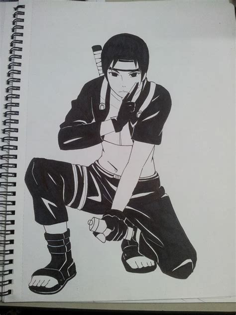 My Pace: Sai from Naruto fan art