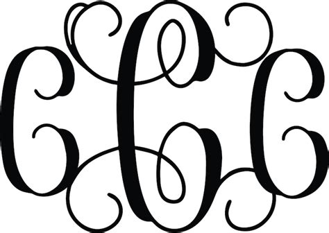 Vine Monogram Font SVG Vine Monogram Font Vine Monogram - Etsy