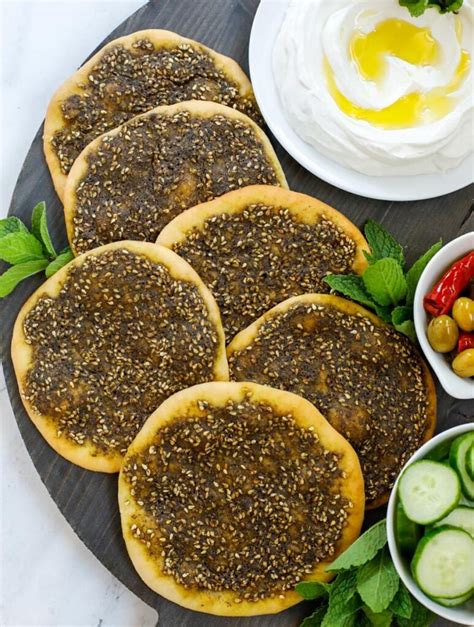 Easy Manakish Zaatar – Cookin' with Mima