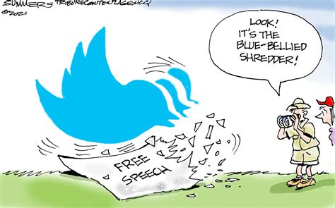 Editorial Cartoon U.S. twitter free speech | The Week