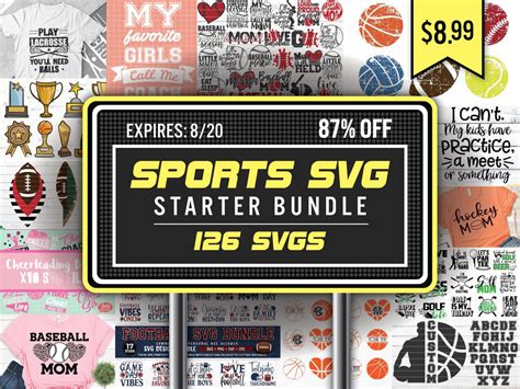 Sports SVG and Fonts Bundle | So Fontsy