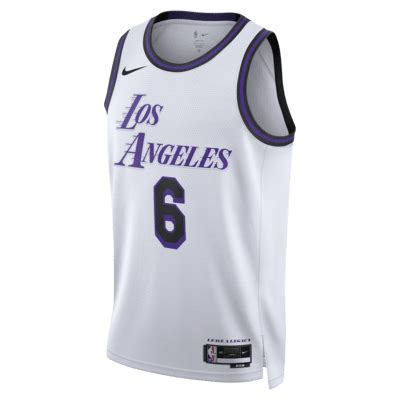 LeBron James Los Angeles Lakers City Edition Nike Dri-FIT NBA Swingman Jersey. Nike MY