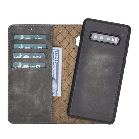 Leather Wallet Case for Samsung Galaxy S10 Plus, Leather Phone Case ...