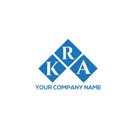 KRA letter logo design on white background. KRA creative initials letter logo concept. KRA ...