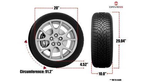 255/45R20 in Inches | Tire Sizing Specs, Conversions and Options