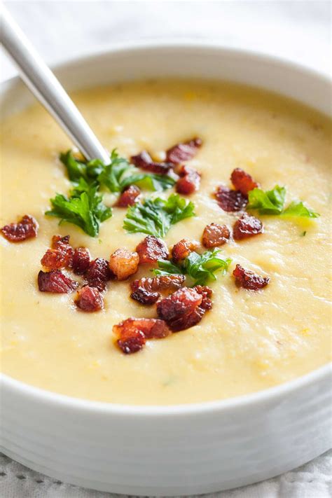 Easy Potato Bacon Soup with Corn {Less than 30 Minutes}