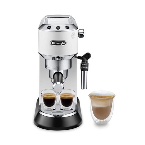 De'Longhi Dedica Style Pump Espresso Coffee Machine (White) Home ...