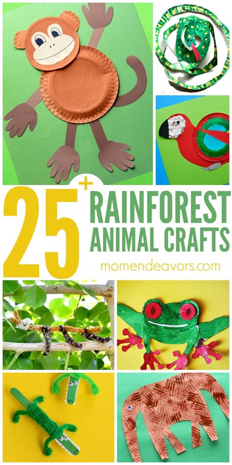 25+ Rainforest Animal Crafts for Kids - Mom Endeavors