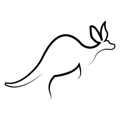 kangaroo icon illustration vector 21241211 Vector Art at Vecteezy