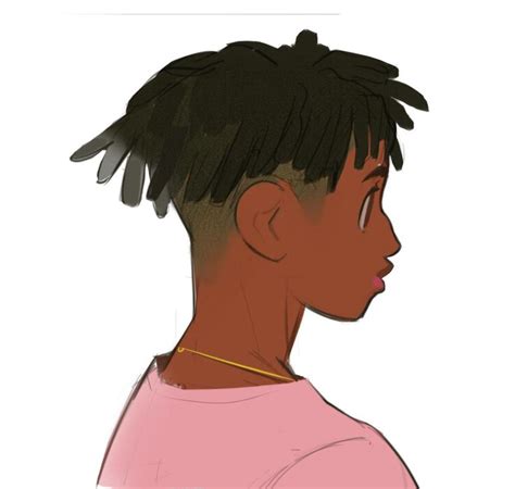 Curly Head Pfps Cartoon