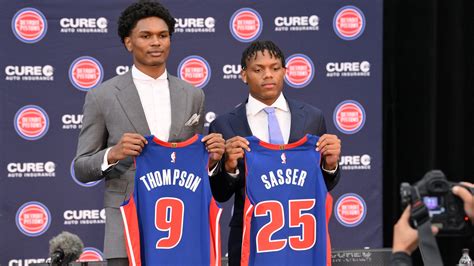 Pistons draft picks Thompson, Sasser look to revitalize team's winning ways