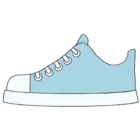 How to Draw a Cartoon Shoe - Easy Drawing Tutorial For Kids