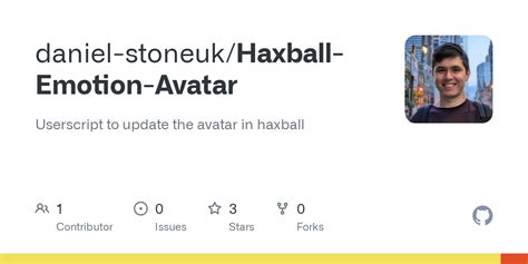 GitHub - daniel-stoneuk/Haxball-Emotion-Avatar: Userscript to update the avatar in haxball