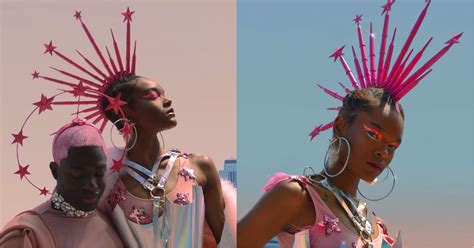 This fashion editorial is a rad AF Afrofuturism dreamworld | AFROPUNK