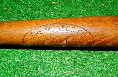 ANTIQUE THE MONECO YALE BASEBALL BAT SPECIAL 29" BAT NEW HAVEN CT | eBay