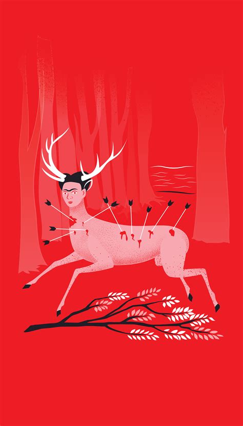 Illustration // The Wounded Deer - Frida KAHLO :: Behance