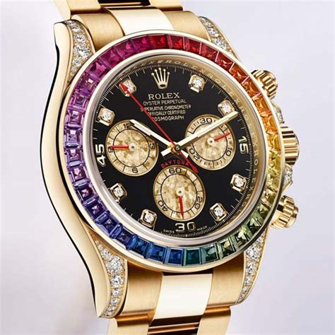 Rolex Daytona Rainbow Watch - Luxuryes