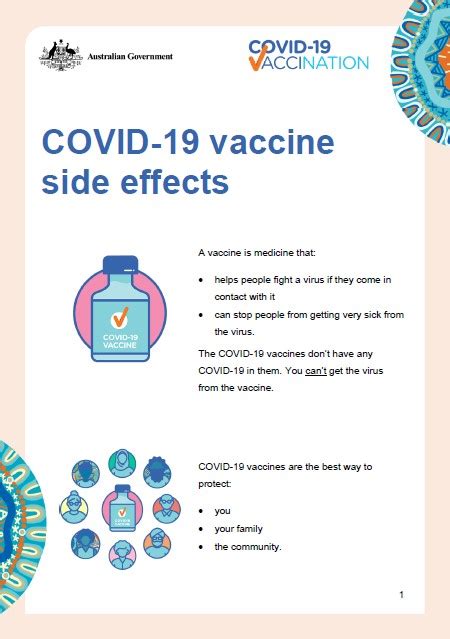 COVID-19 vaccination – Fact sheet – Side effects of COVID-19 vaccines ...