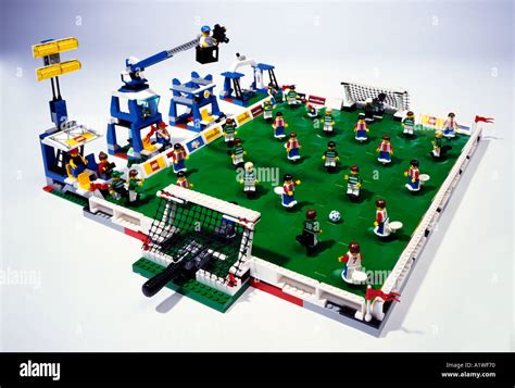 Lego game of playable football soccer Stock Photo - Alamy