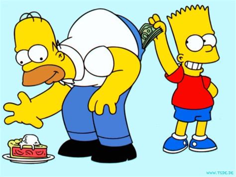 Bart Steals Money From Homer - The Simpsons Wallpaper (6344972) - Fanpop