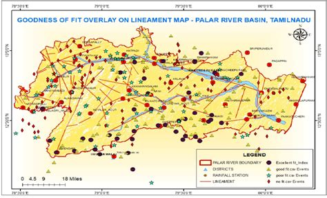 GOODNESS OF FIT OVERLAY ON LINEAMENT MAP OF PALAR RIVER BASIN Actually ...