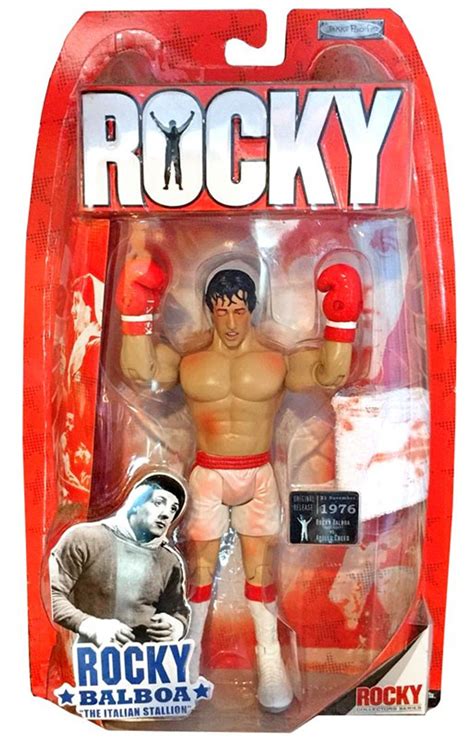 Rocky I Series 1 Rocky Balboa Action Figure Bloody Battle Damaged Jakks Pacific - ToyWiz