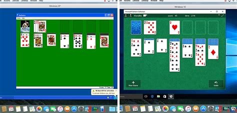 Windows 10 Solitaire vs. Windows XP Solitaire