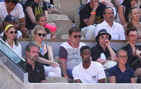 Elina Svitolina S Team and Her Husband Gael Monfils Attend Fourth Round ...