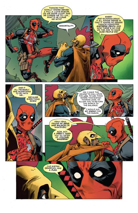 Read online Deadpool vs. Thanos comic - Issue #1