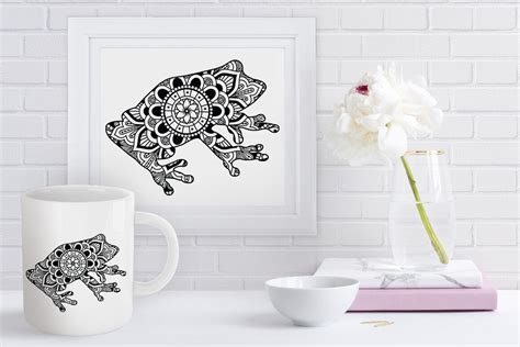 Frog Mandala SVG Cut Files, Frog Mandala Clipart, By Doodle Cloud Studio | TheHungryJPEG