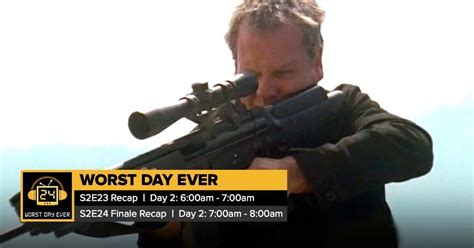 24 Season 2 Episodes 23 + 24 Recap | Worst Day Ever