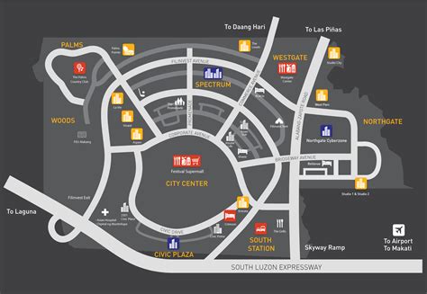 Festival City Mall Map