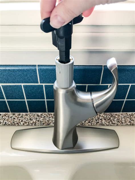 How to Replace a Kitchen Faucet - Beginner's Guide - The Handyman's Daughter