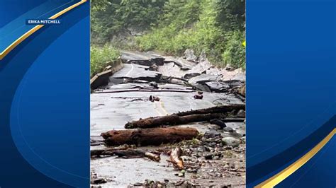 Aerial video: Significant damage from NH flash flooding