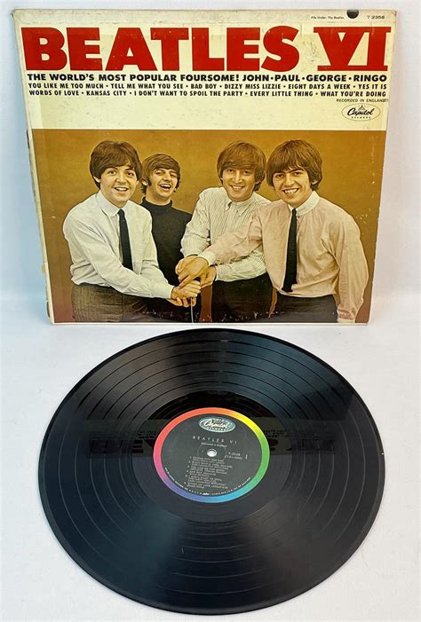 Lot - 1965 The Beatles "Beatles VI" Capitol Records T-2358 Album