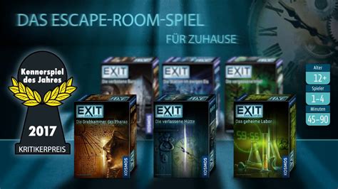 EXIT - Kosmos Escape Room Spiele - YouTube