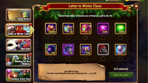 HERO WARS - FB Winterfest Letter to Winter Claus - YouTube