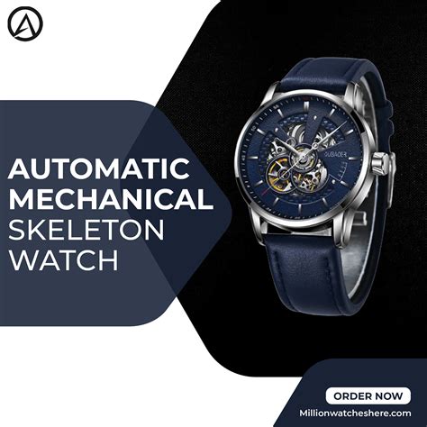 Mechanical Automatic Skeleton Watch | by Million Watches Here | Medium