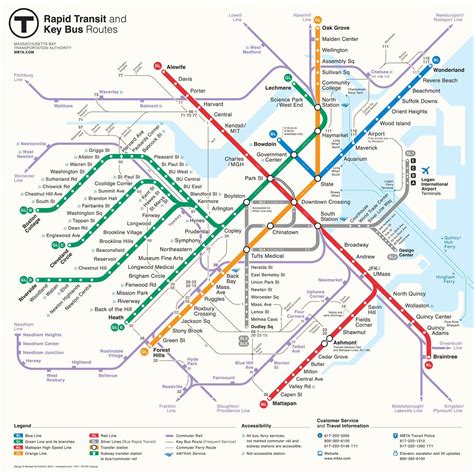 The new Boston subway map by Mikheil Kvrivishvili | Subway map, Transit map, Map