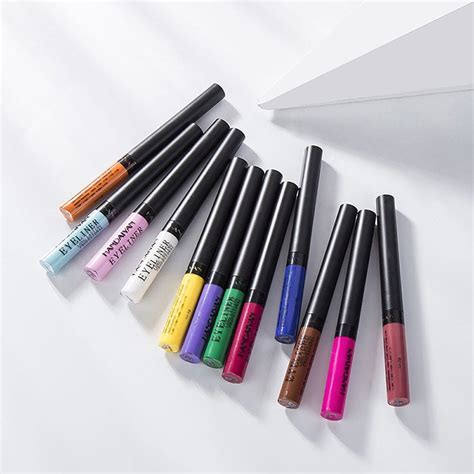 Matte Colorful Liquid Eyeliner,12 Colors Long Lasting Waterproof ...