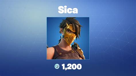 Sica | Fortnite Outfit/Skin - YouTube