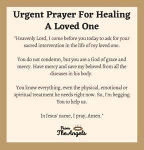 7 Miracle Prayers For Healing A Family Member: With Images