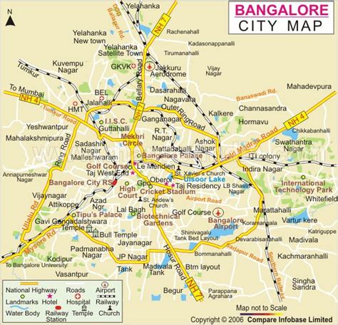 nice Bangalore Map | Map, Bangalore city, City map