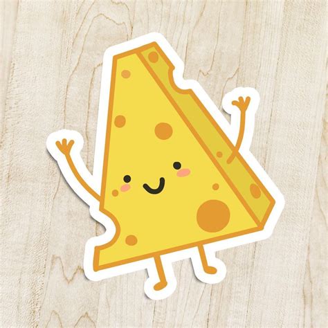 Guacamole Recipe Discover Cheese kawaii sticker! | Cheese cartoon, Cheese drawing, Food cartoon