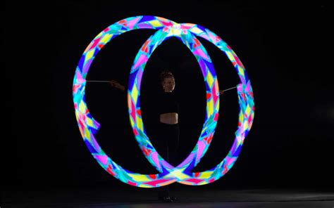 LED Jelly Poi 24 - Custom Programmable Poi - Sacred Flow Art