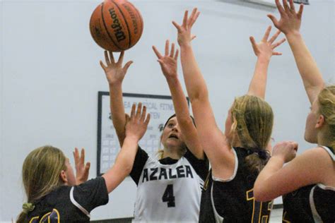 Azalea Middle School Bruin Girls Basketball Fall to Marshfield Late ...